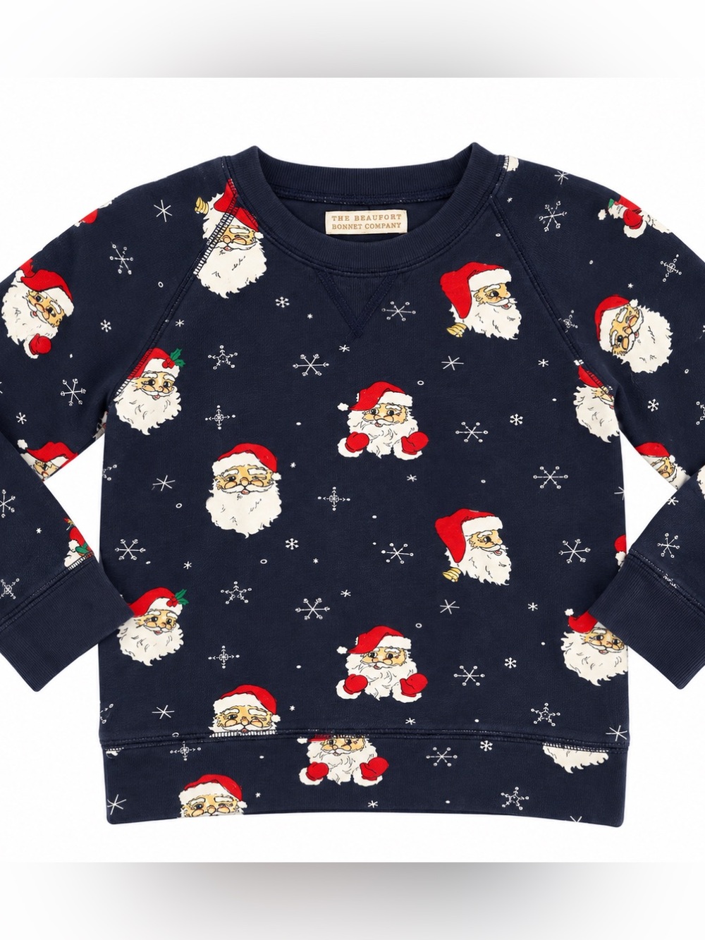 The Beaufort Bonnet Company TBBC Santa Christmas Sweatshirt Size 6